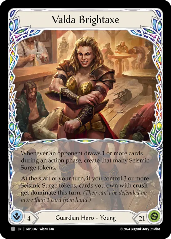 Card: Valda Brightaxe