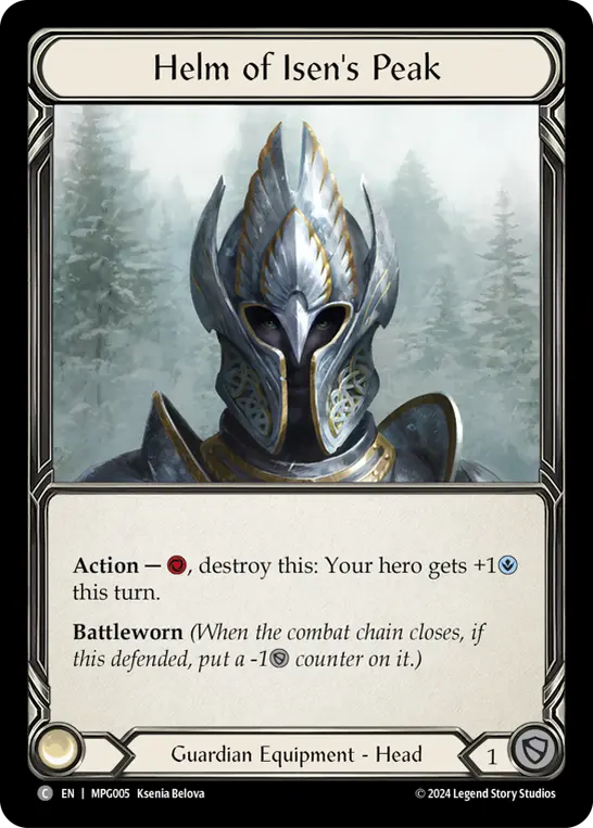 Helm of Isens Peak 初版CF BGS9.5 Helm of Isen's Peak – Flesh & Blood