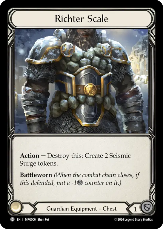 Card: Richter Scale