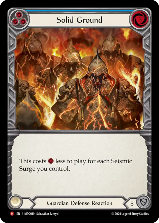 Card: Solid Ground (blu)