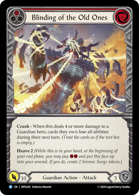 Card: Blinding of the Old Ones (red)