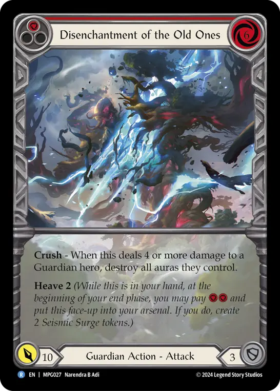 Card: Disenchantment of the Old Ones (red)
