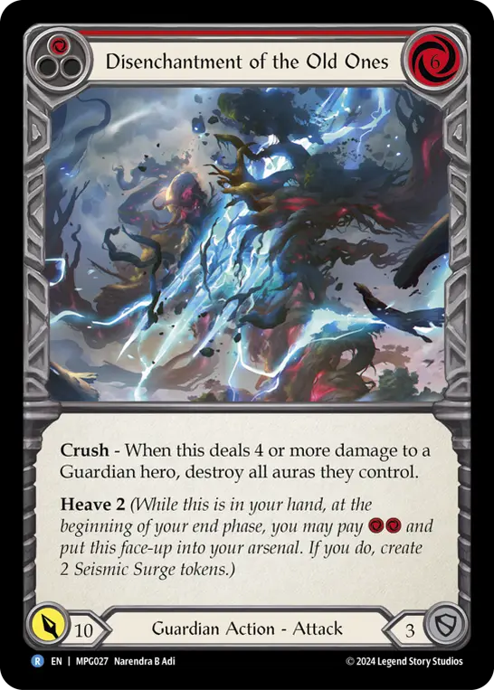 Card: Disenchantment of the Old Ones (red)