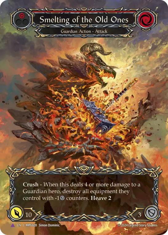 Card: Smelting of the Old Ones (red)