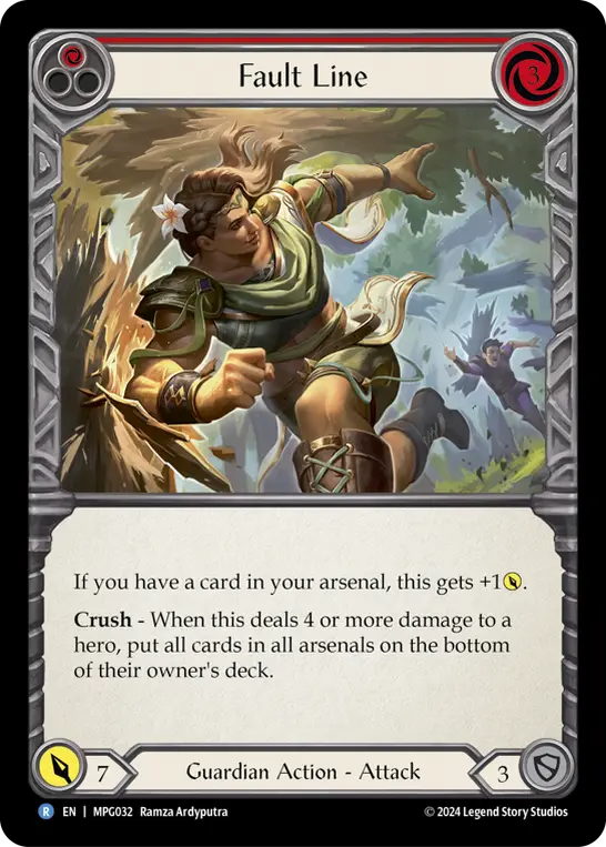 Card: Fault Line (red)