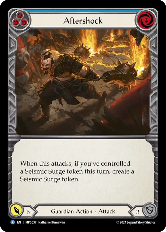 Card: Aftershock (blu)
