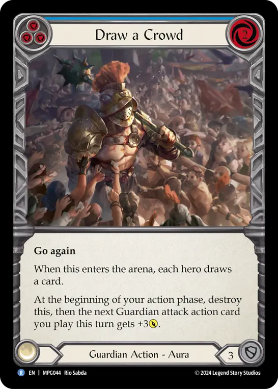 Card: Draw a Crowd (blu)
