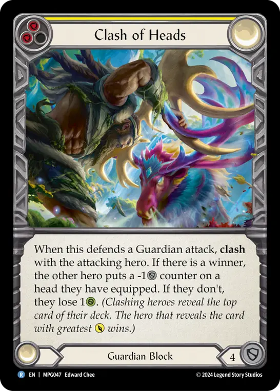 Card: Clash of Heads (yel)