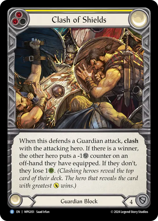 Card: Clash of Shields (yel)