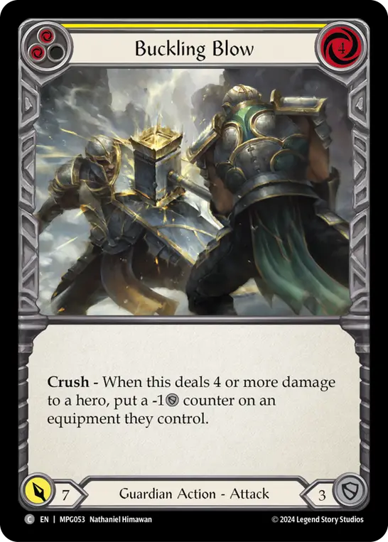 Card: Buckling Blow (yel)