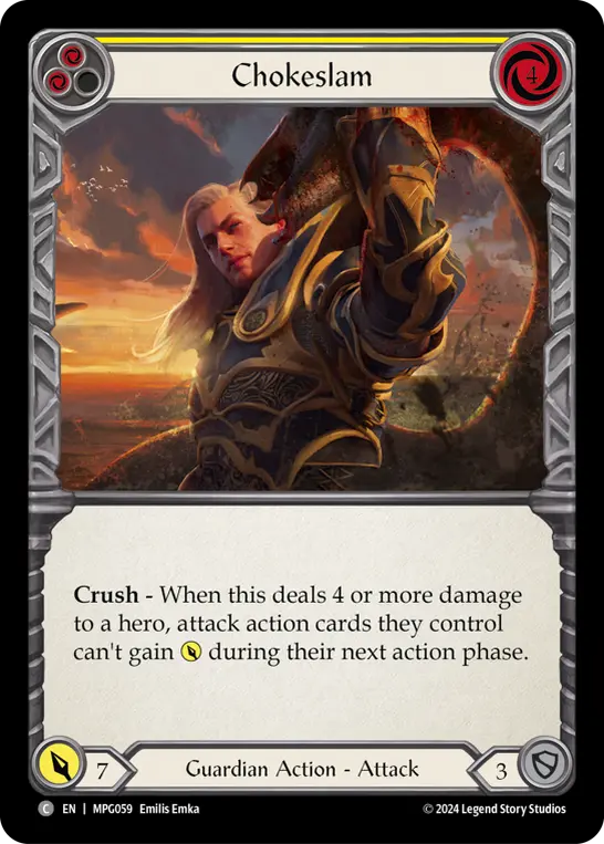 Card: Chokeslam (yel)