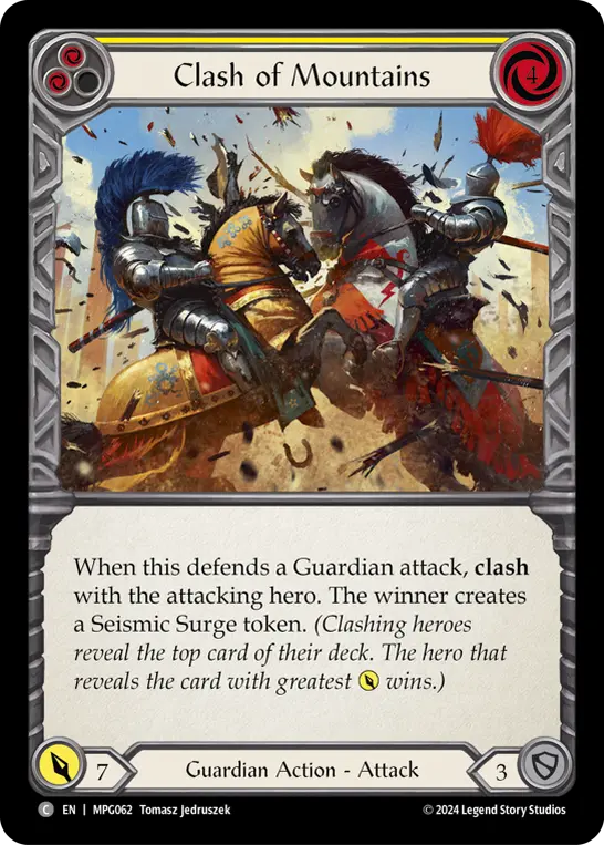 Card: Clash of Mountains (yel)