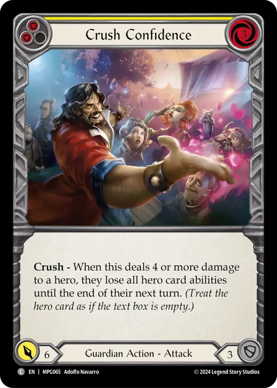 Card: Crush Confidence (yel)