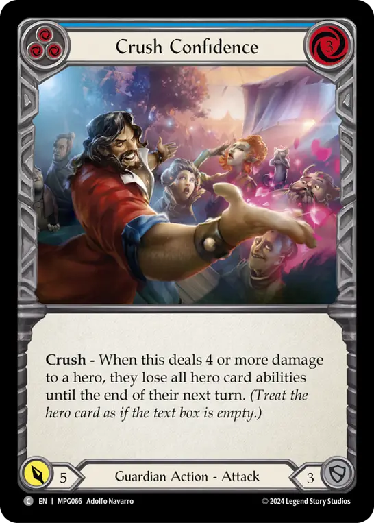Card: Crush Confidence (blu)