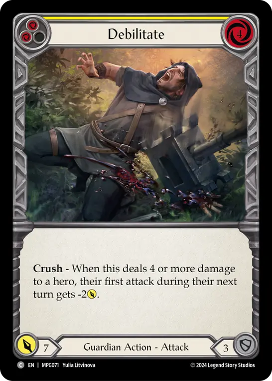 Card: Debilitate (yel)