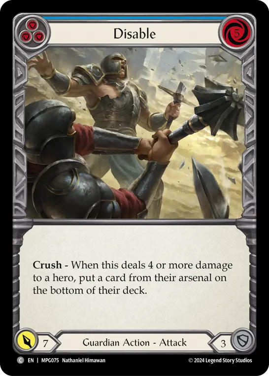 Card: Disable (blu)