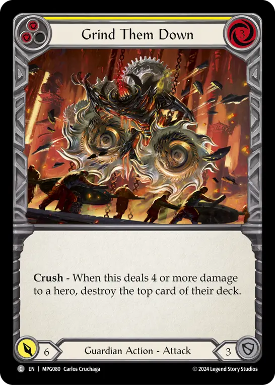 Card: Grind Them Down (yel)