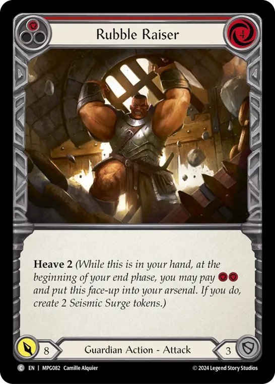 Card: Rubble Raiser (red)