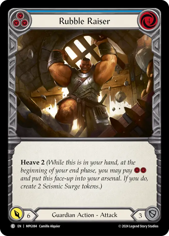 Card: Rubble Raiser (blu)