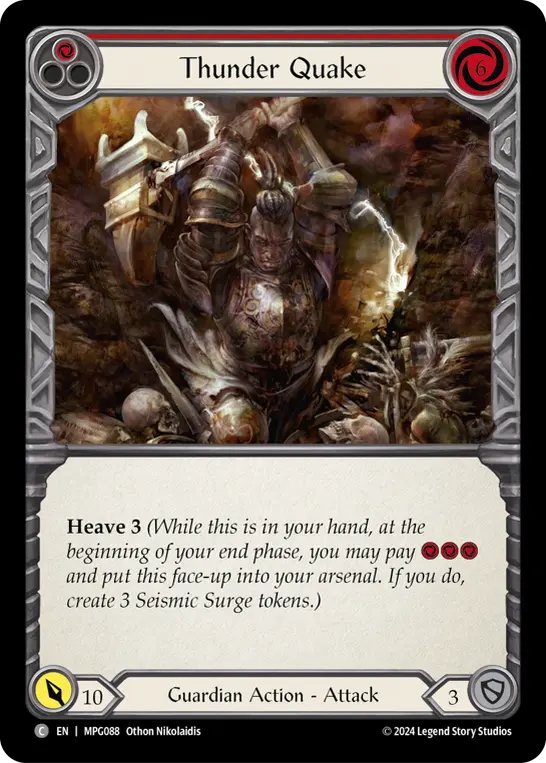 Card: Thunder Quake (red)