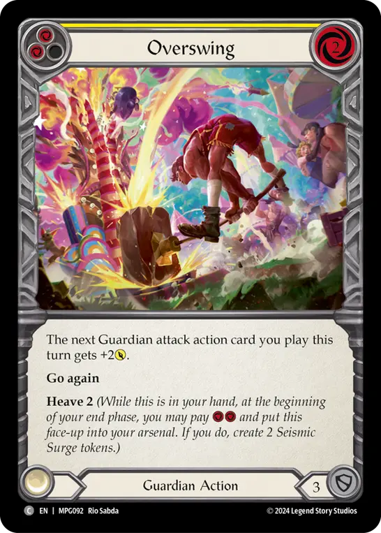Card: Overswing (yel)