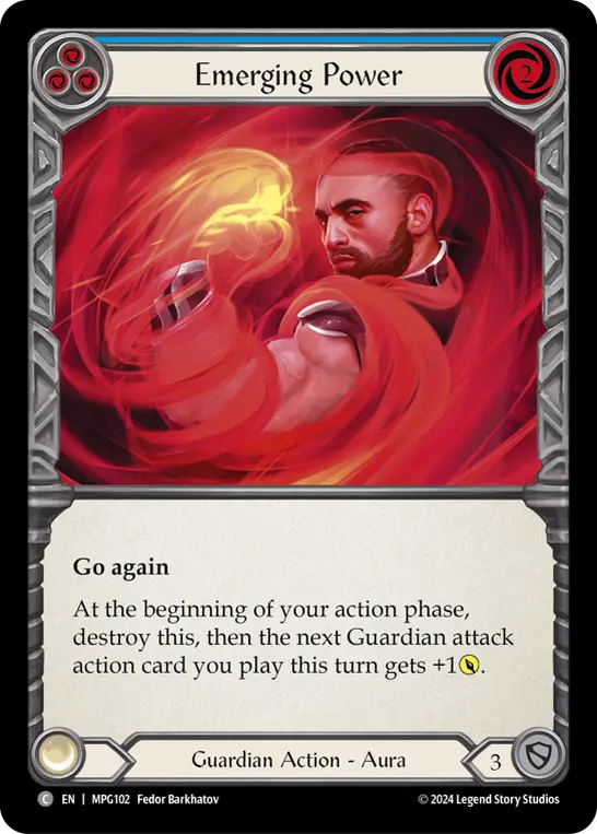 Card: Emerging Power (blu)