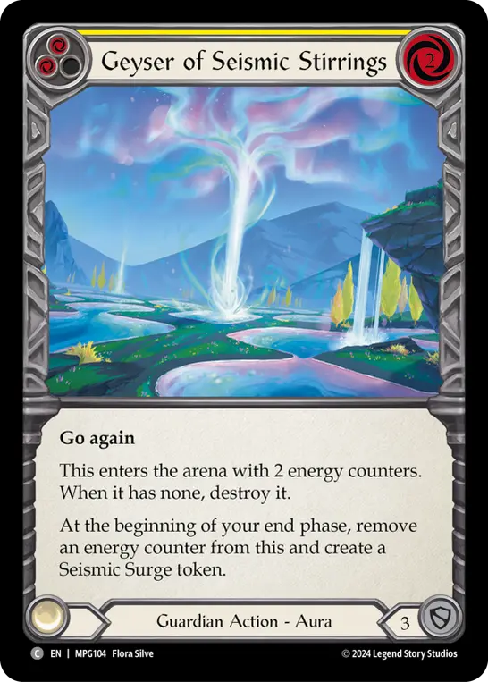 Card: Geyser of Seismic Stirrings (yel)