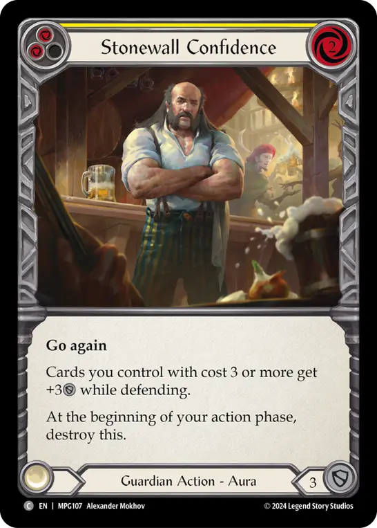 Card: Stonewall Confidence (yel)