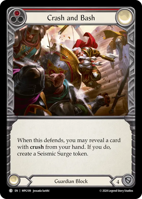 Card: Crash and Bash (red)