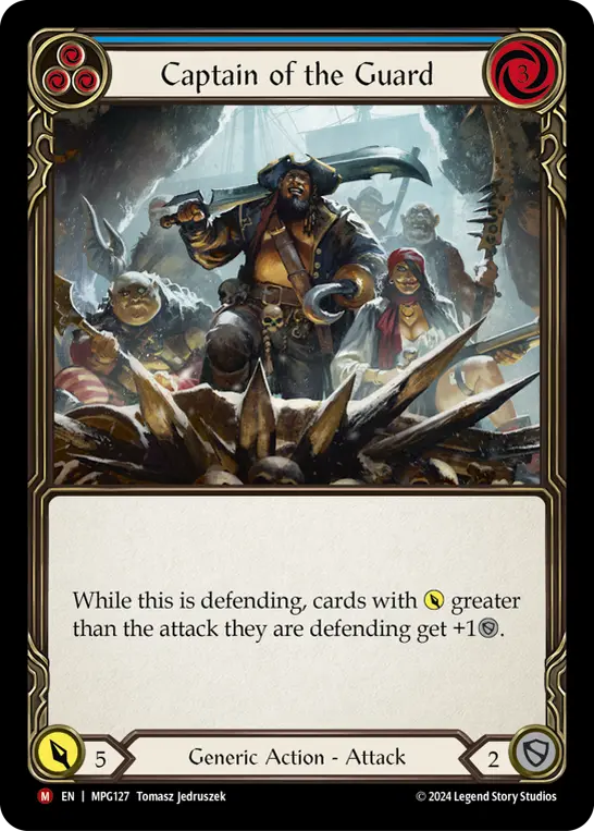 Card: Captain of the Guard (blu)