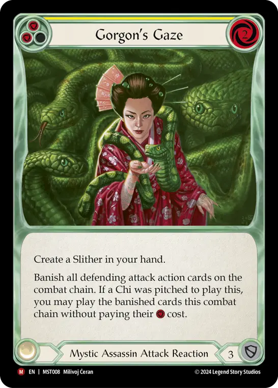 Card: Gorgon's Gaze (yel)