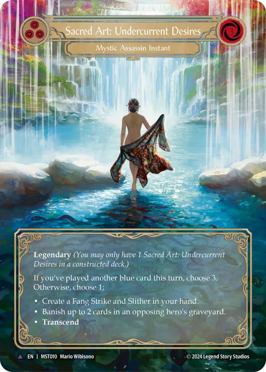 Card: Sacred Art: Undercurrent Desires (blu)