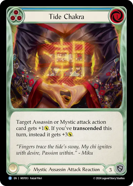 Card: Tide Chakra (blu)