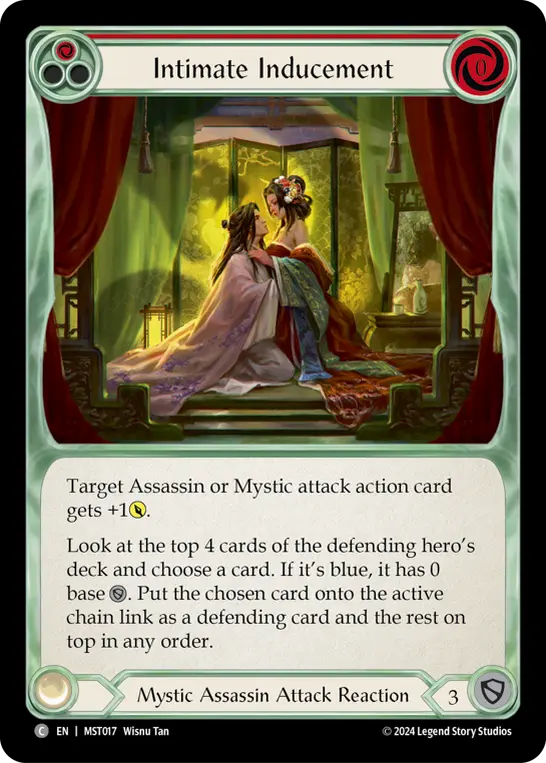 Card: Intimate Inducement (red)