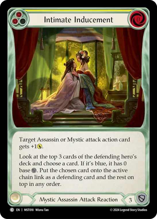 Card: Intimate Inducement (yel)