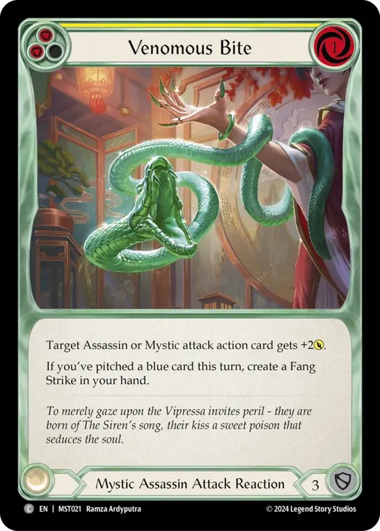 Card: Venomous Bite (yel)