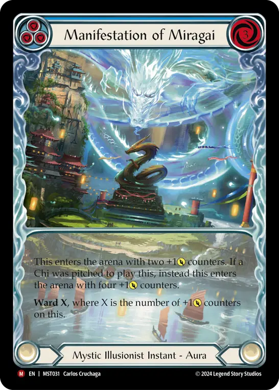 Card: Manifestation of Miragai (blu)