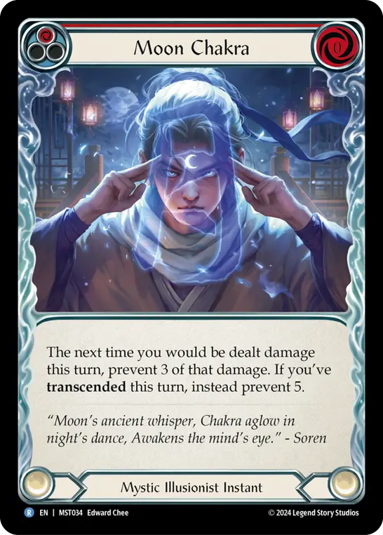 Card: Moon Chakra (red)