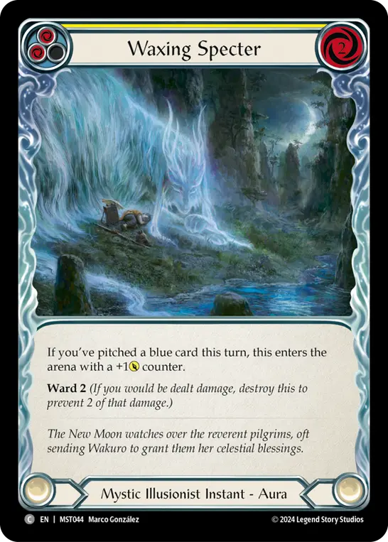 Card: Waxing Specter (yel)