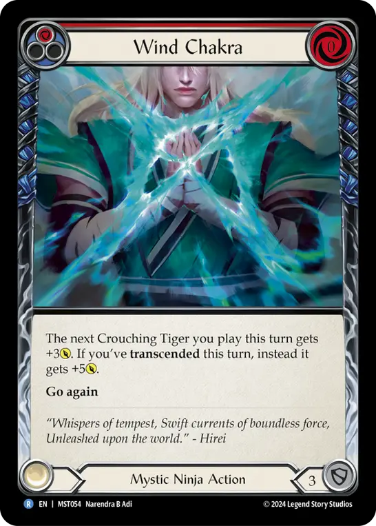 Card: Wind Chakra (red)