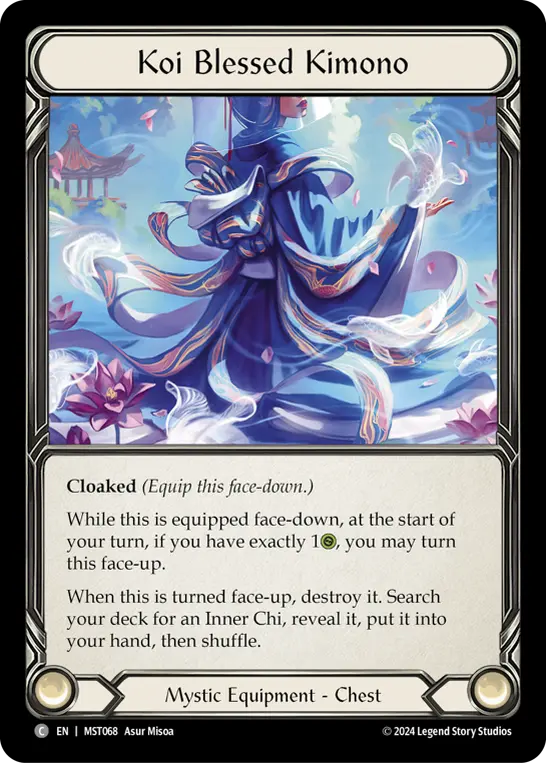 Card: Koi Blessed Kimono