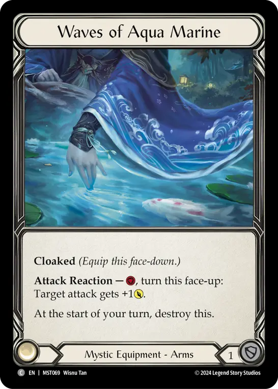 Card: Waves of Aqua Marine