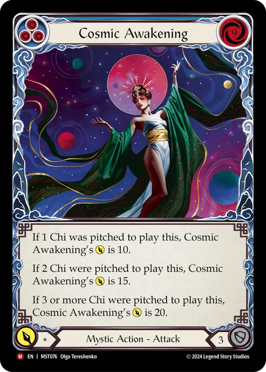 Card: Cosmic Awakening (blu)