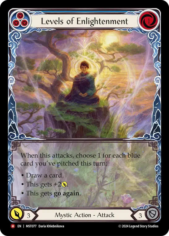 Card: Levels of Enlightenment (blu)