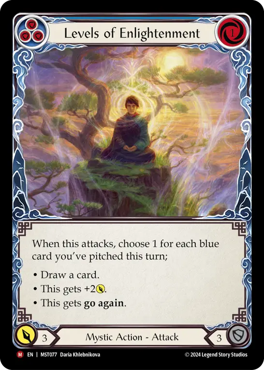 Card: Levels of Enlightenment (blu)