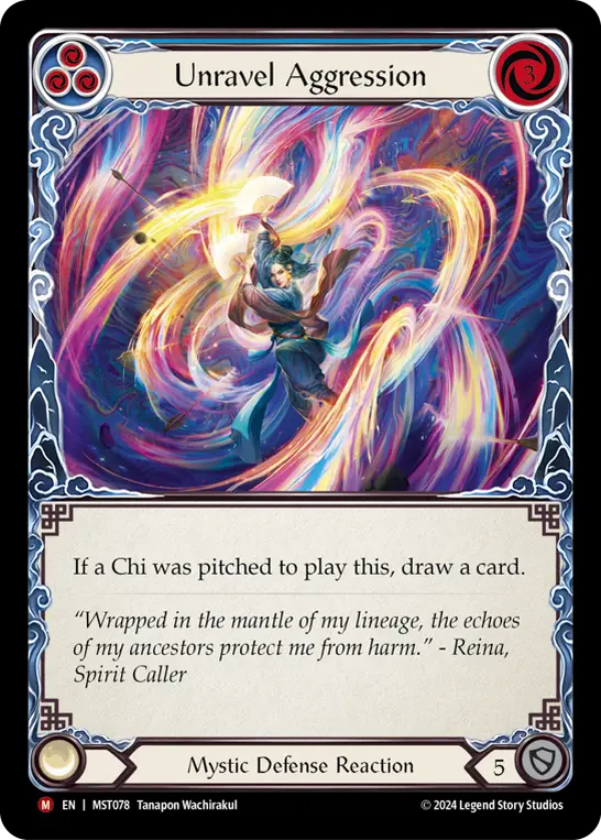 Card: Unravel Aggression (blu)