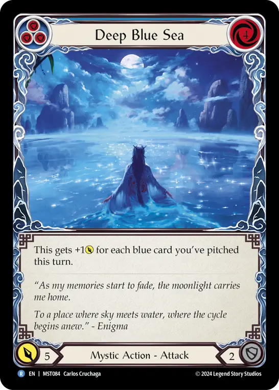 Card: Deep Blue Sea (blu)