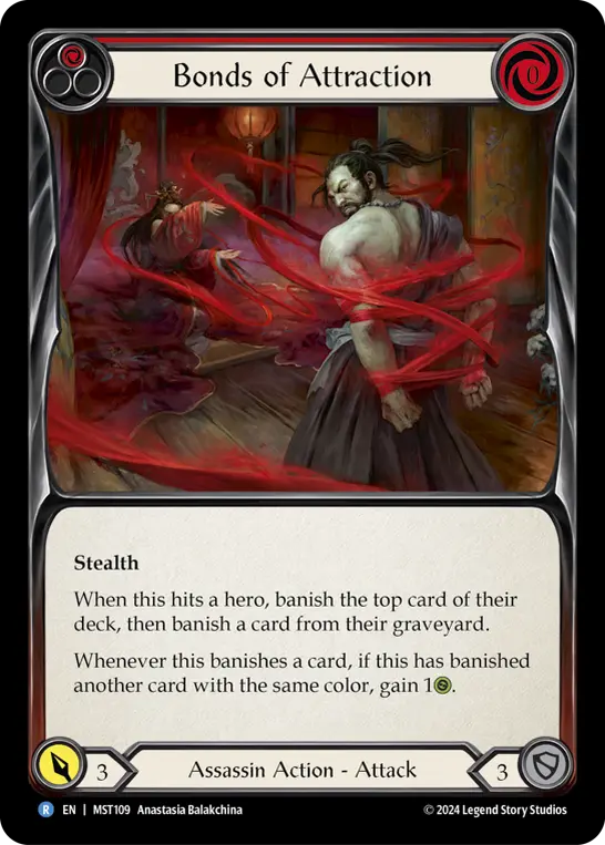 Card: Bonds of Attraction (red)