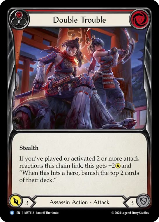 Card: Double Trouble (red)