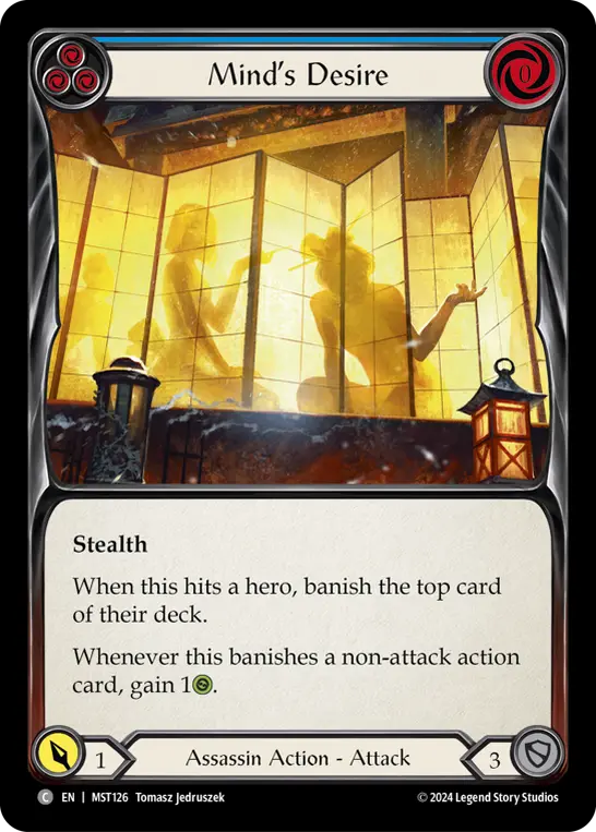 Card: Mind's Desire (blu)